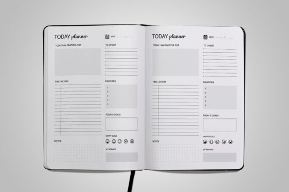 Download 2022 Daily Planner Printable Book &amp; KDP - Daily planner printable Collection