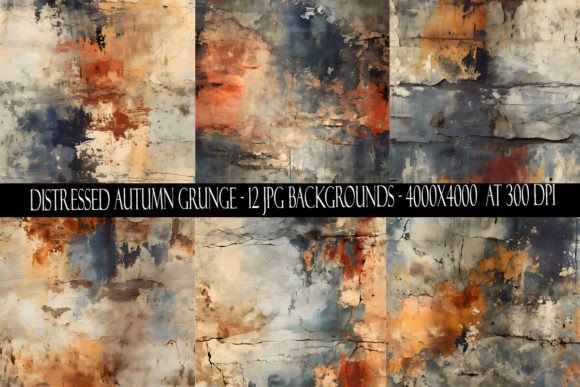 Download Distressed Autumn Grunge Backgrounds - Premium Resources