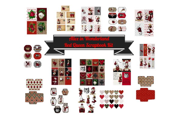 Download Alice in Wonderland Scrapbook Kit - Wonderland Collection