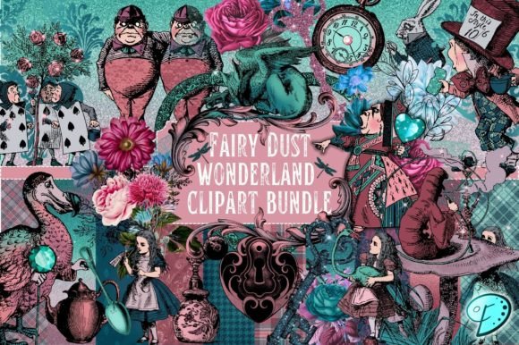 Download Fairy Dust Wonderland Clipart Bundle - Wonderland Collection