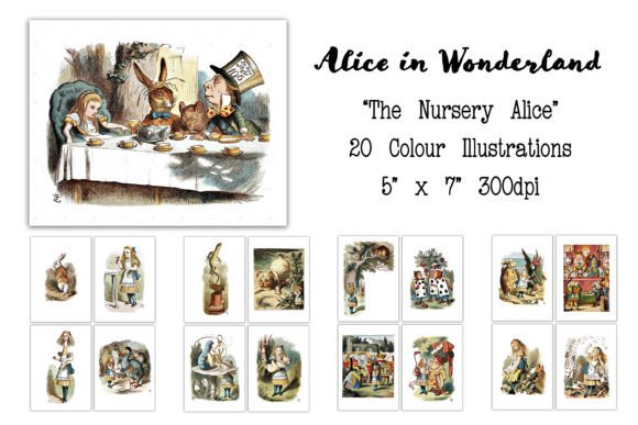 Download Alice in Wonderland Mad Hatter Tea Party - Wonderland Collection