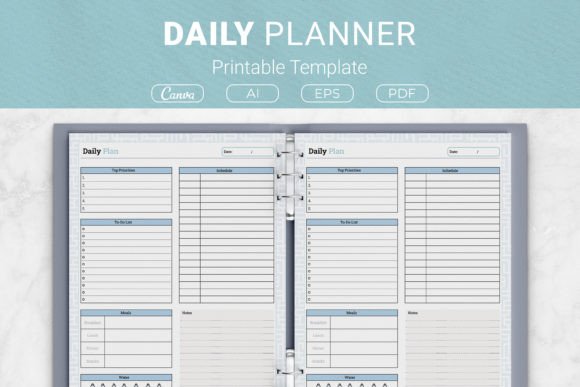 Download Daily Planner Printable Template - Premium Resources
